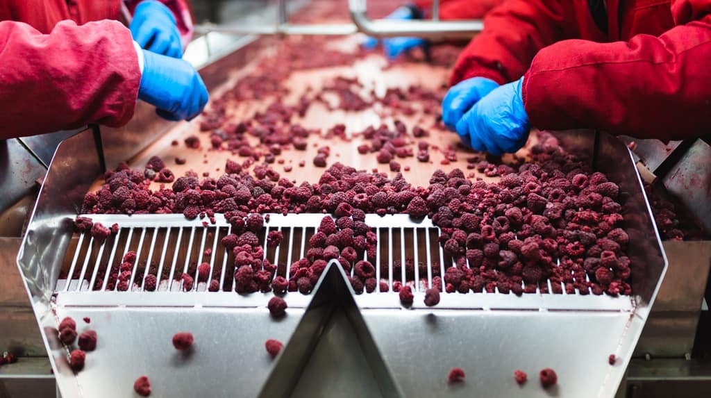 Fruit processing line